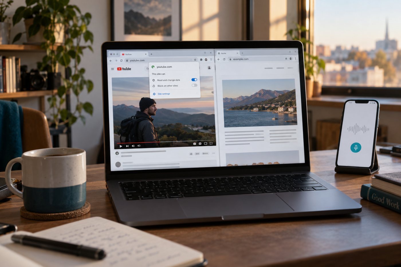 Постоянный доступ плеера только к YouTube и запуск расшифровщика по нажатию