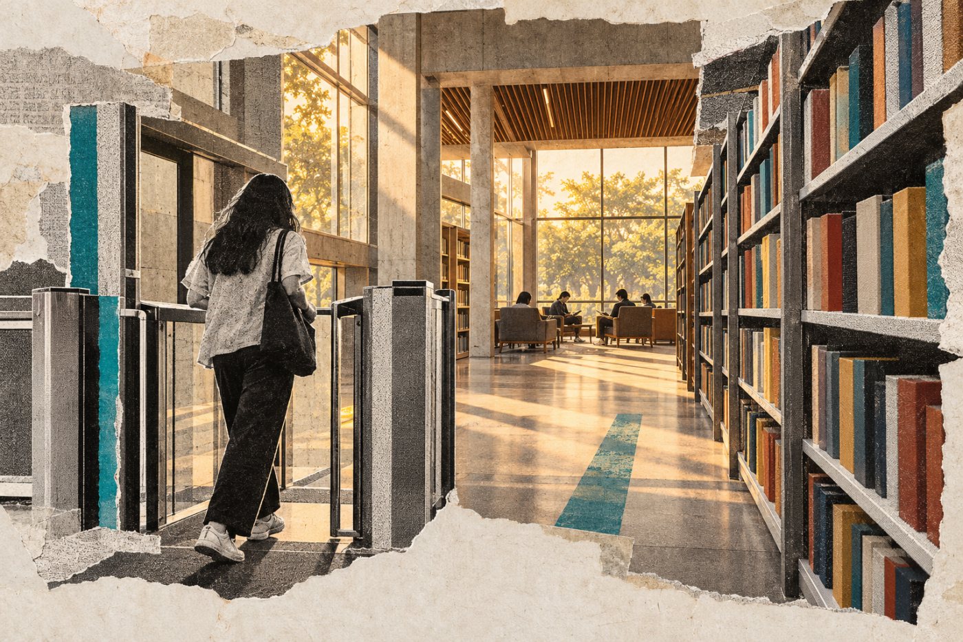 Lingkungan Universitas Indonesia menggambarkan dua fondasi Project NUSA: pengaturan akses AI dan pengetahuan lokal yang dapat digunakan bersama.