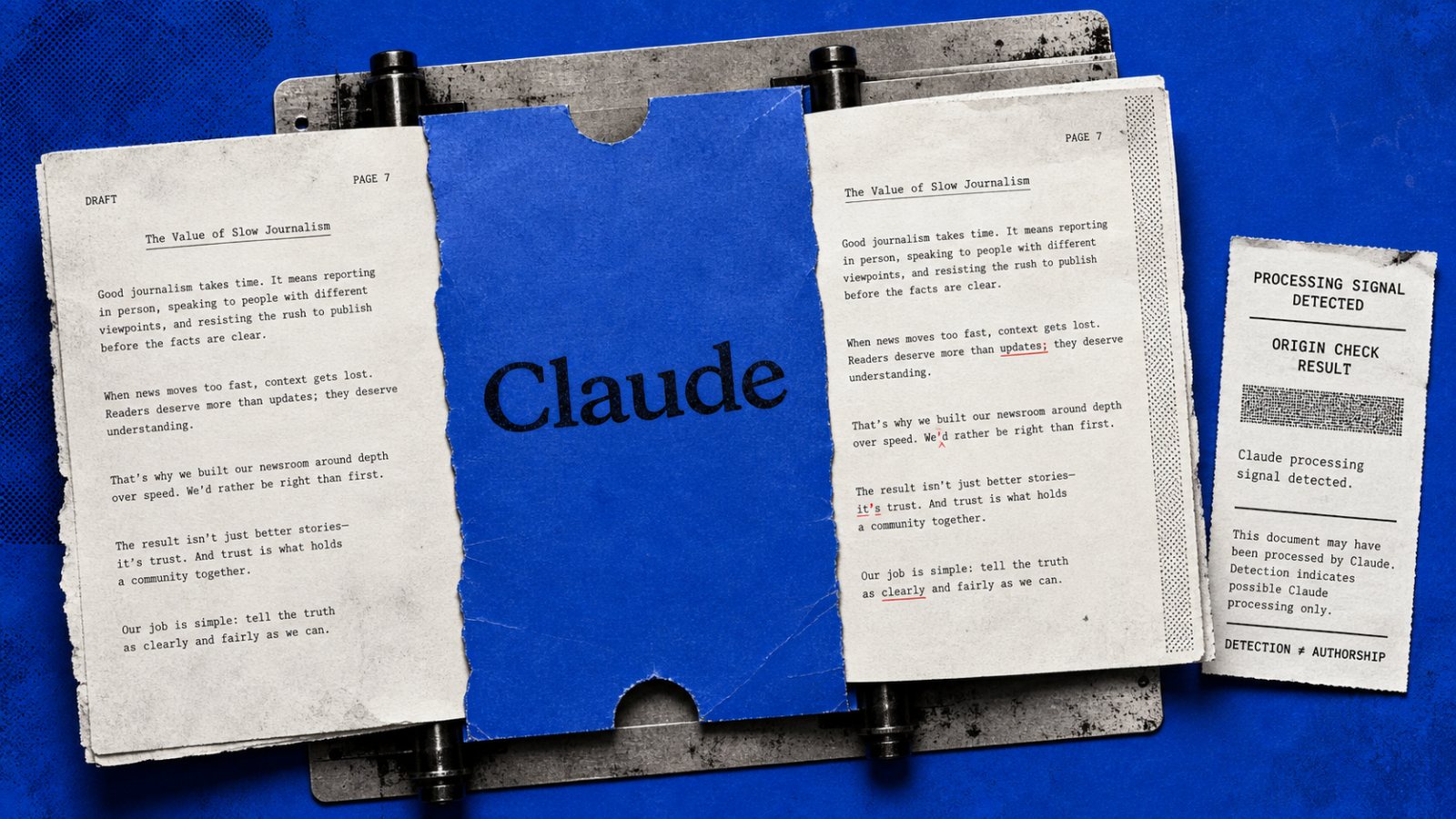 Claude’s Invisible Watermark Can Mark Proofreading as AI-Assisted
