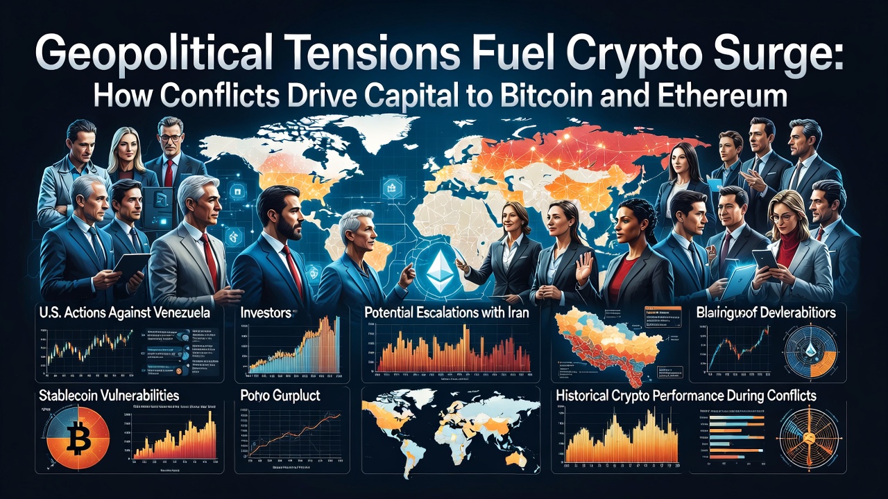 Geopolitical Tensions Fuel Crypto Surge: How Conflicts Drive Capital to Bitcoin and Ethereum