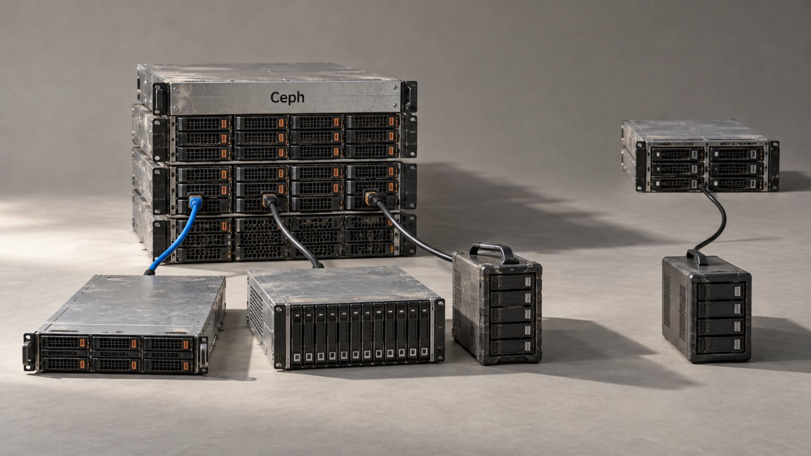 MinIO или Ceph: простой S3-кластер проигрывает, когда нужны три типа хранения