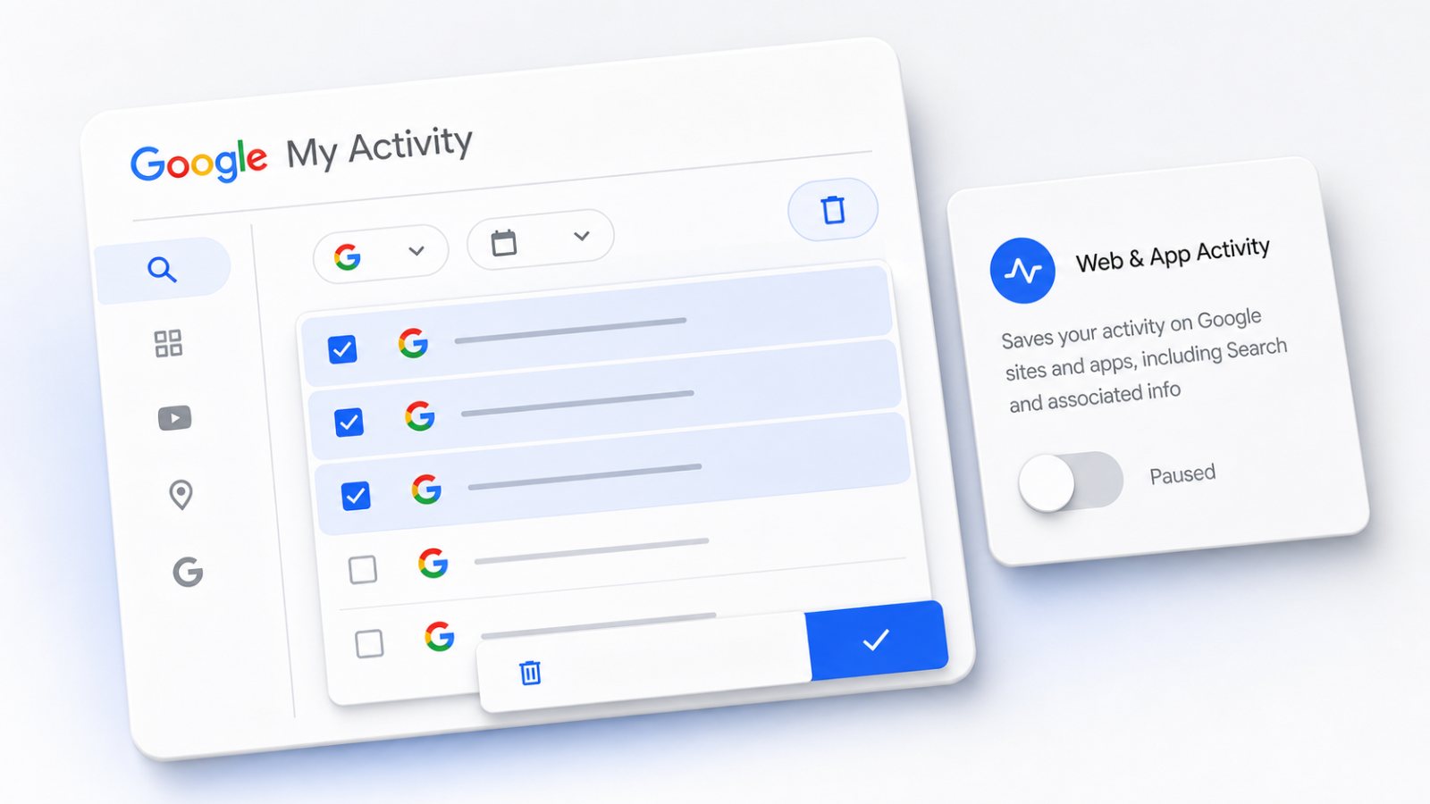 Google My Activity से खोज इतिहास कैसे मिटाएँ और आगे की रिकॉर्डिंग कैसे रोकें