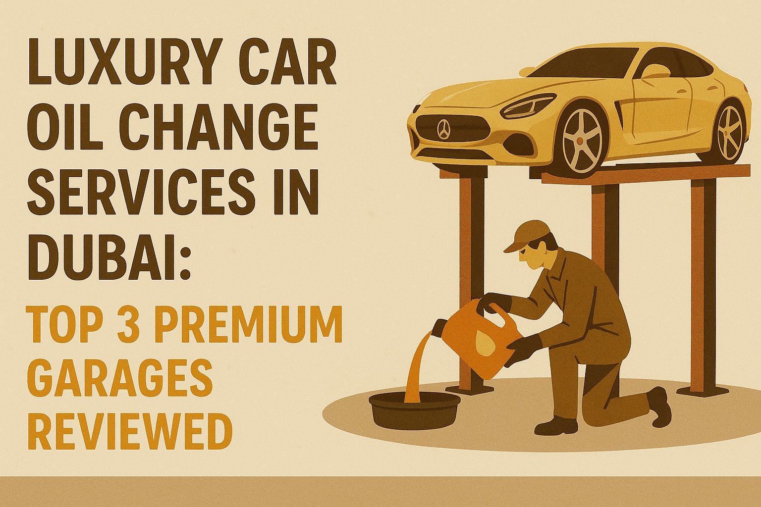 Luxury Car Oil Change Services in Dubai: Top 3 Premium Garages Reviewed