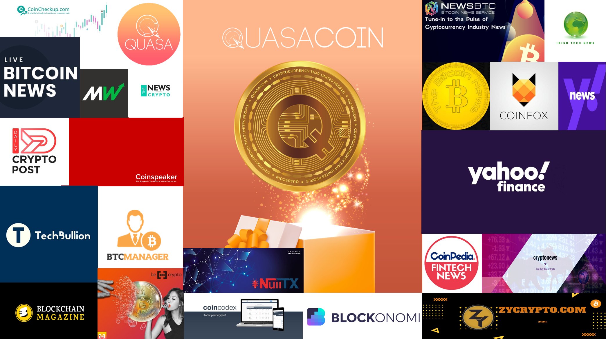 QUASA MEDIA + QUASA REWARDS + QUASA CONNECT + QUASA NFT