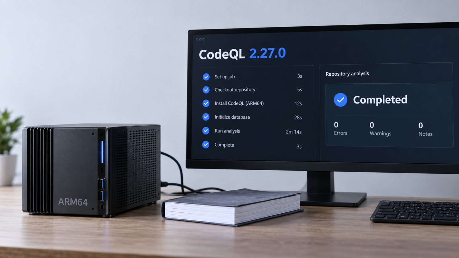 CodeQL 2.27 ARM64’e yerel geçti; eski Java desteğine süre kondu
