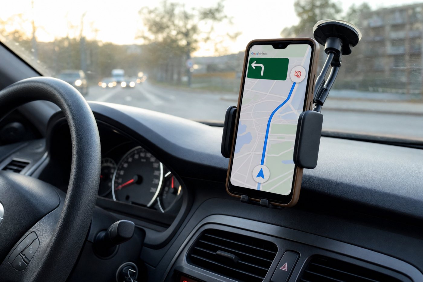 Активный маршрут Google Maps продолжает работать после отключения голосовых подсказок