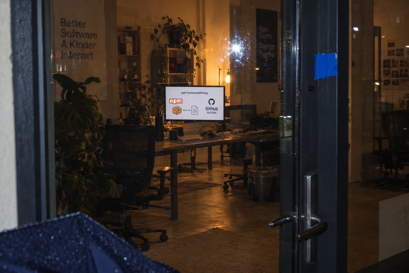Provenance атестацията свързва версията на npm пакета с изграждането ѝ в GitHub Actions.
