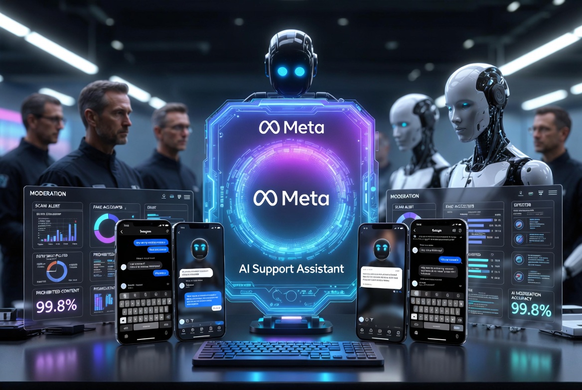 Meta Replaces Human Support and Moderators with AI Across Facebook and Instagram