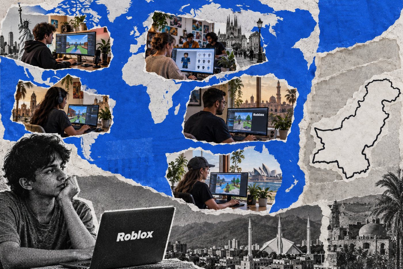 Roblox creator economy کا متعدد خطوں تک پھیلاؤ اور پاکستان کے الگ معاشی اعداد کی عدم موجودگی