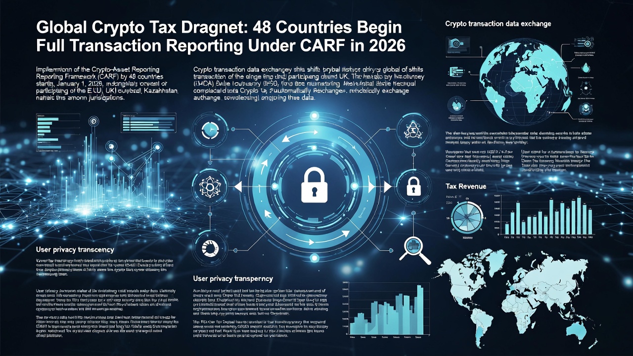 Global Crypto Tax Dragnet: 48 Countries Begin Full Transaction Reporting Under CARF in 2026