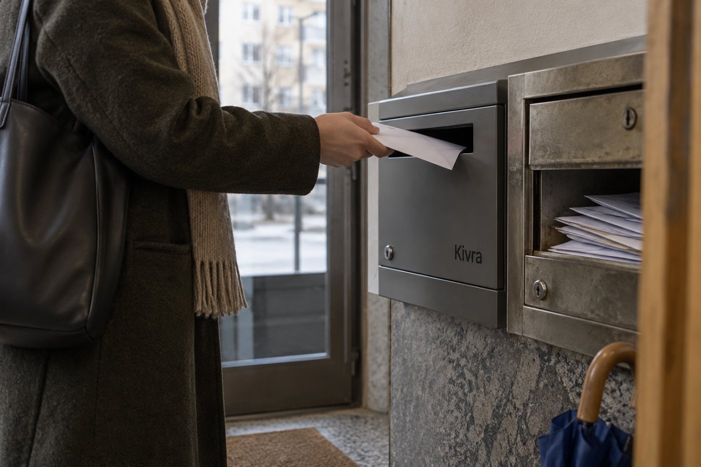 Äldre myndighetspost finns kvar i den tidigare brevlådan när mottagaren ordnar framtida leverans till en annan.