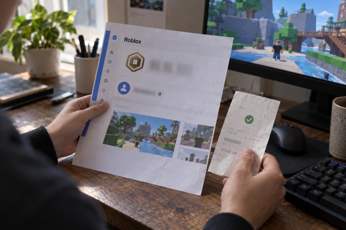 Un créateur Roblox consulte ses gains de 2025, distingués du montant mondial et du paiement médian de DevEx.