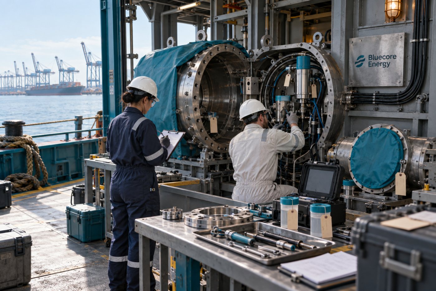 Bluecore Energy consacre son financement au développement matériel d’une barge encore en phase d’ingénierie.