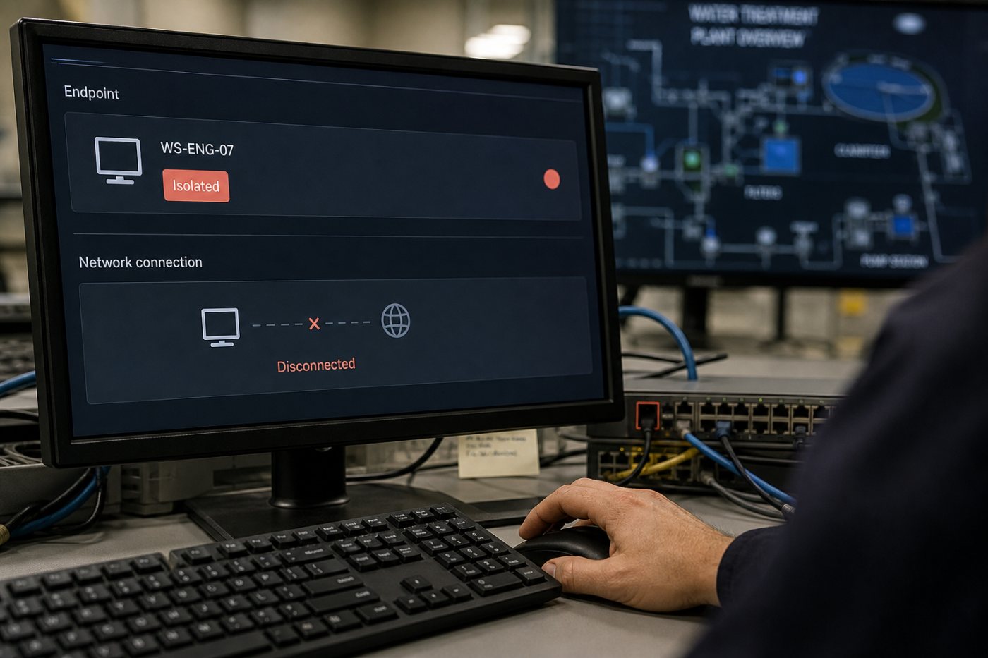 SOC của đơn vị cấp thoát nước cô lập máy bị phishing, cắt C2 và buộc đánh giá chuyển sang assume-breach.