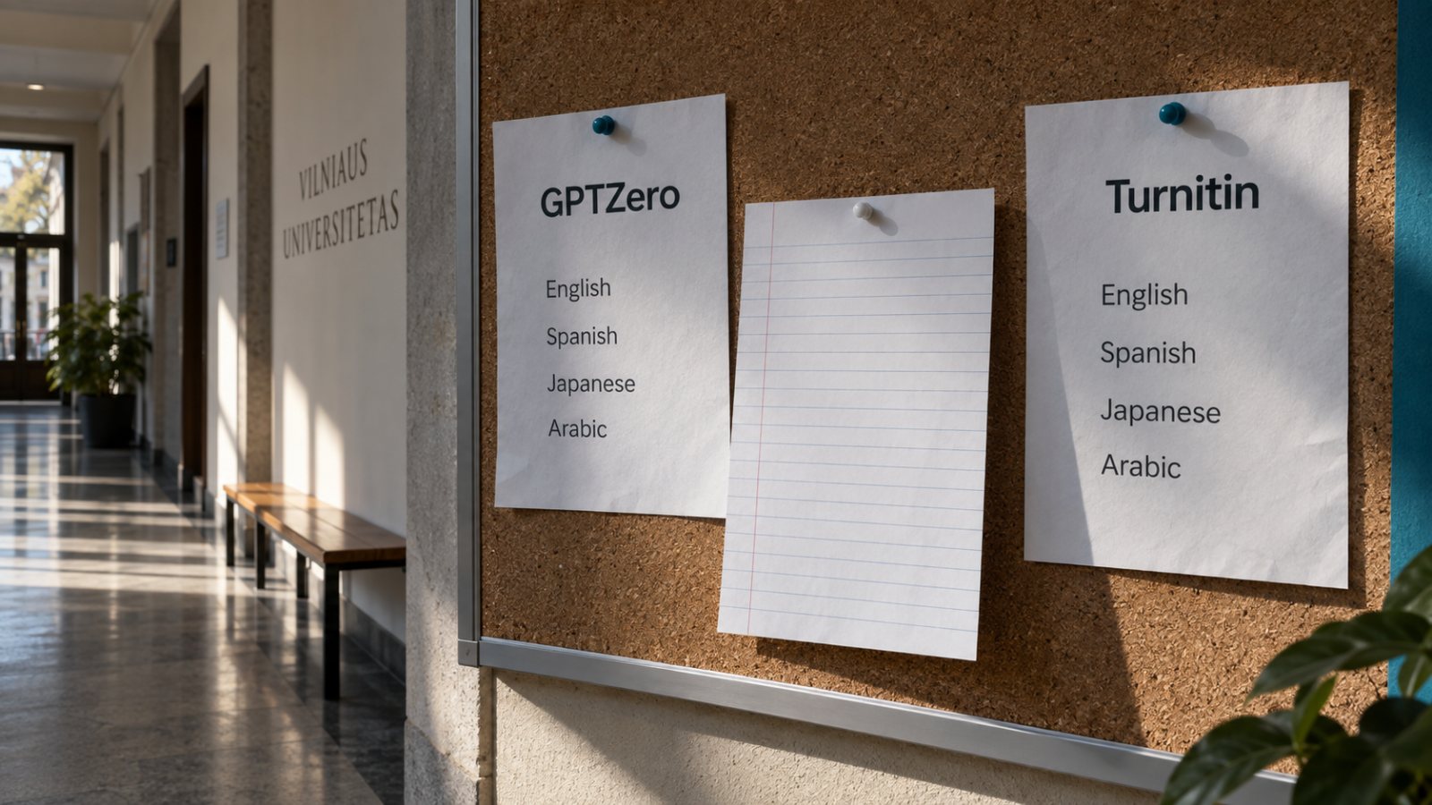 GPTZero ar Turnitin: lietuviško teksto patikimai neįvertina nė vienas