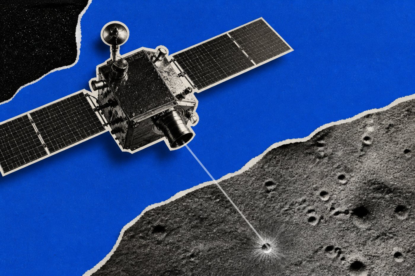 LRO incliné vers le petit cratère du Falcon 9 lors d’un passage orbital précisément chronométré