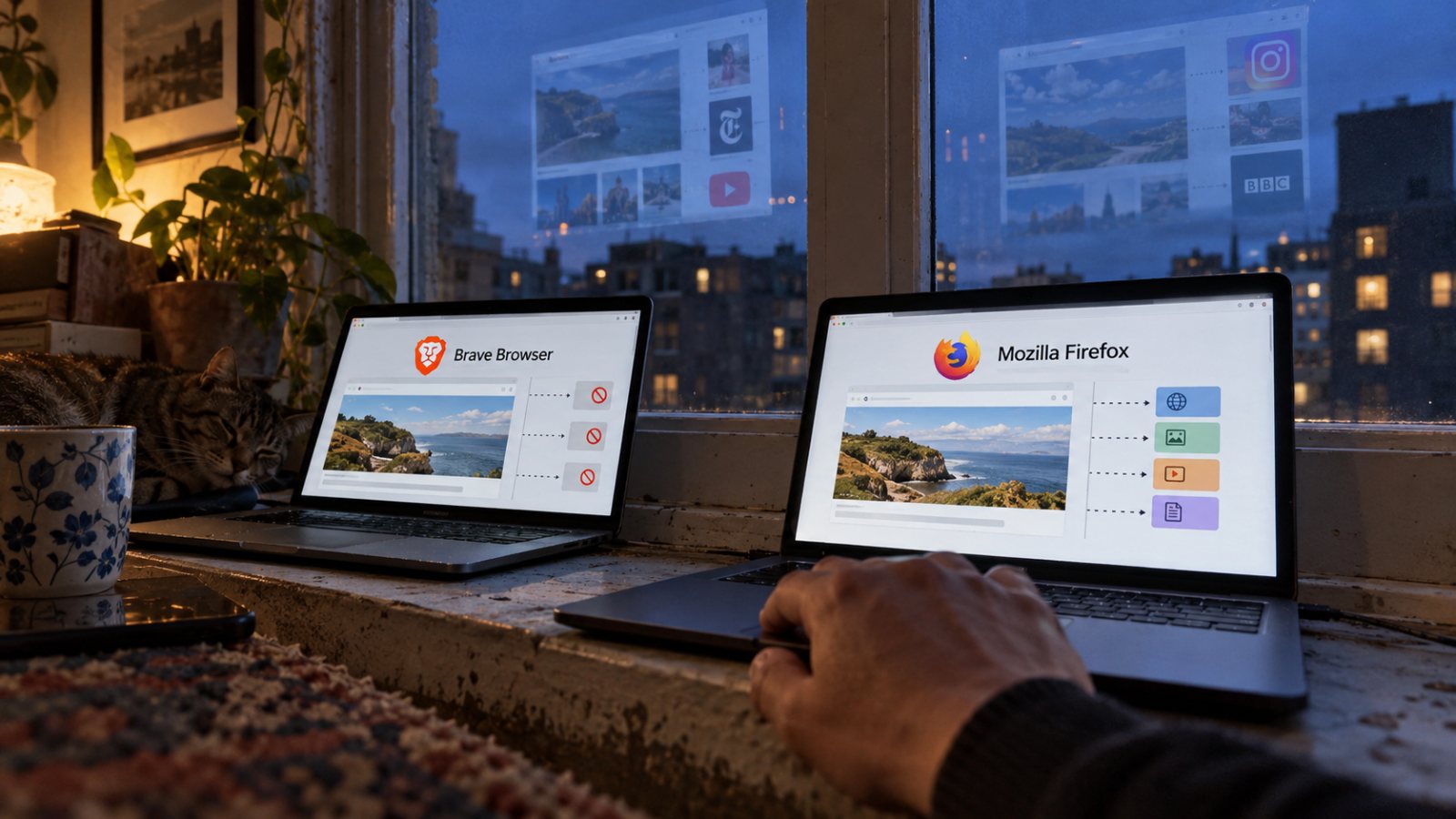 Brave sau Firefox: fereastra privată nu oprește urmăritorii