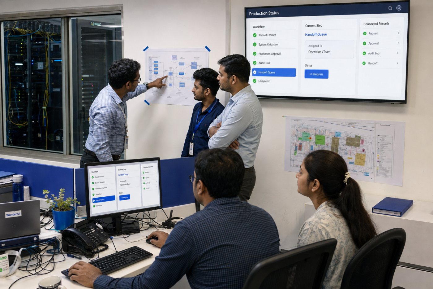 গ্রাহকের বিদ্যমান system-এ Wonderful AI OS যুক্ত করে উৎপাদন workflow চালু করছেন প্রকৌশলীরা