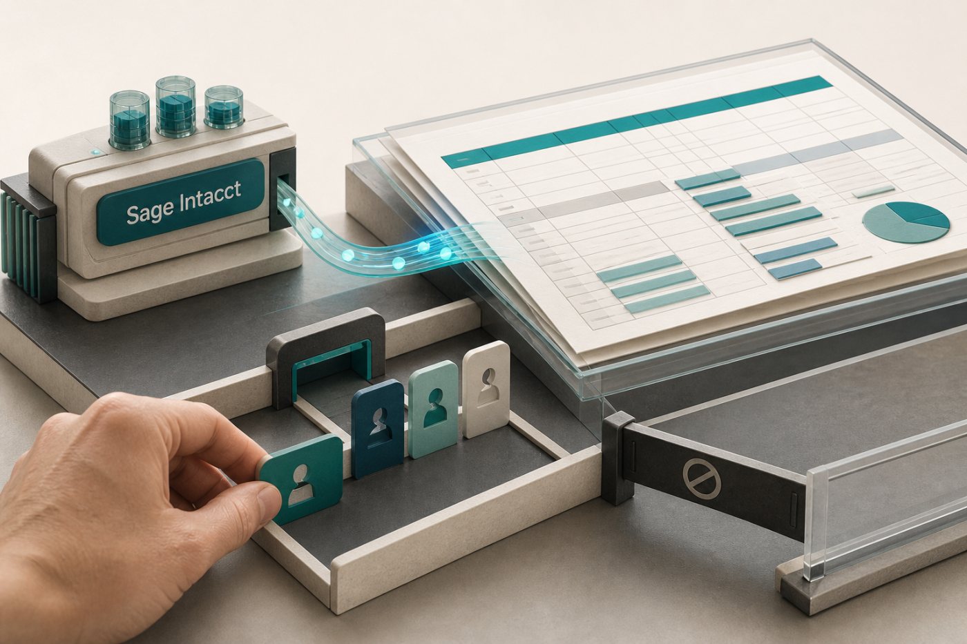 Un rapport Excel lié aux données Sage Intacct peut être actualisé, mais la fonction reste réservée au programme Early Adopter.