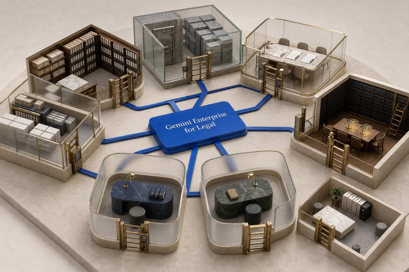 Gemini Enterprise for Legal connects across legal-system categories while each platform retains its own access boundary.