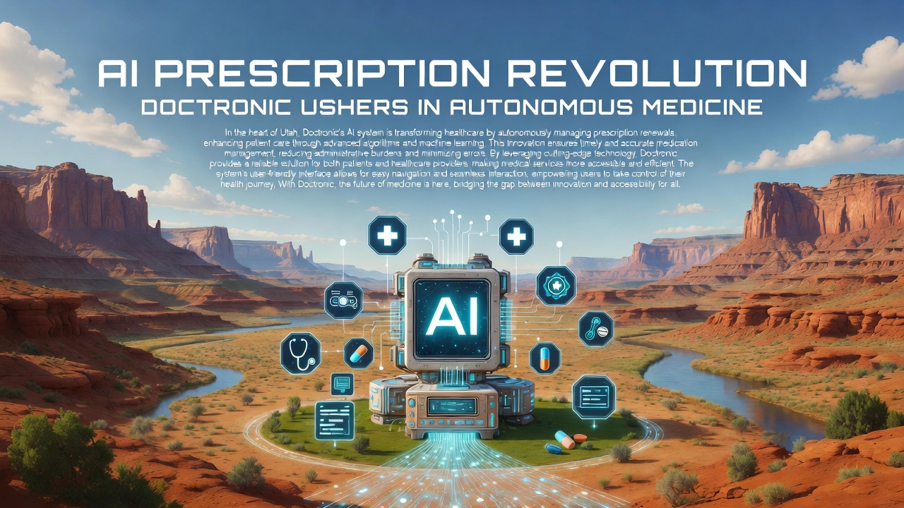 Utah's AI Prescription Revolution: Doctronic Ushers in Autonomous Medicine