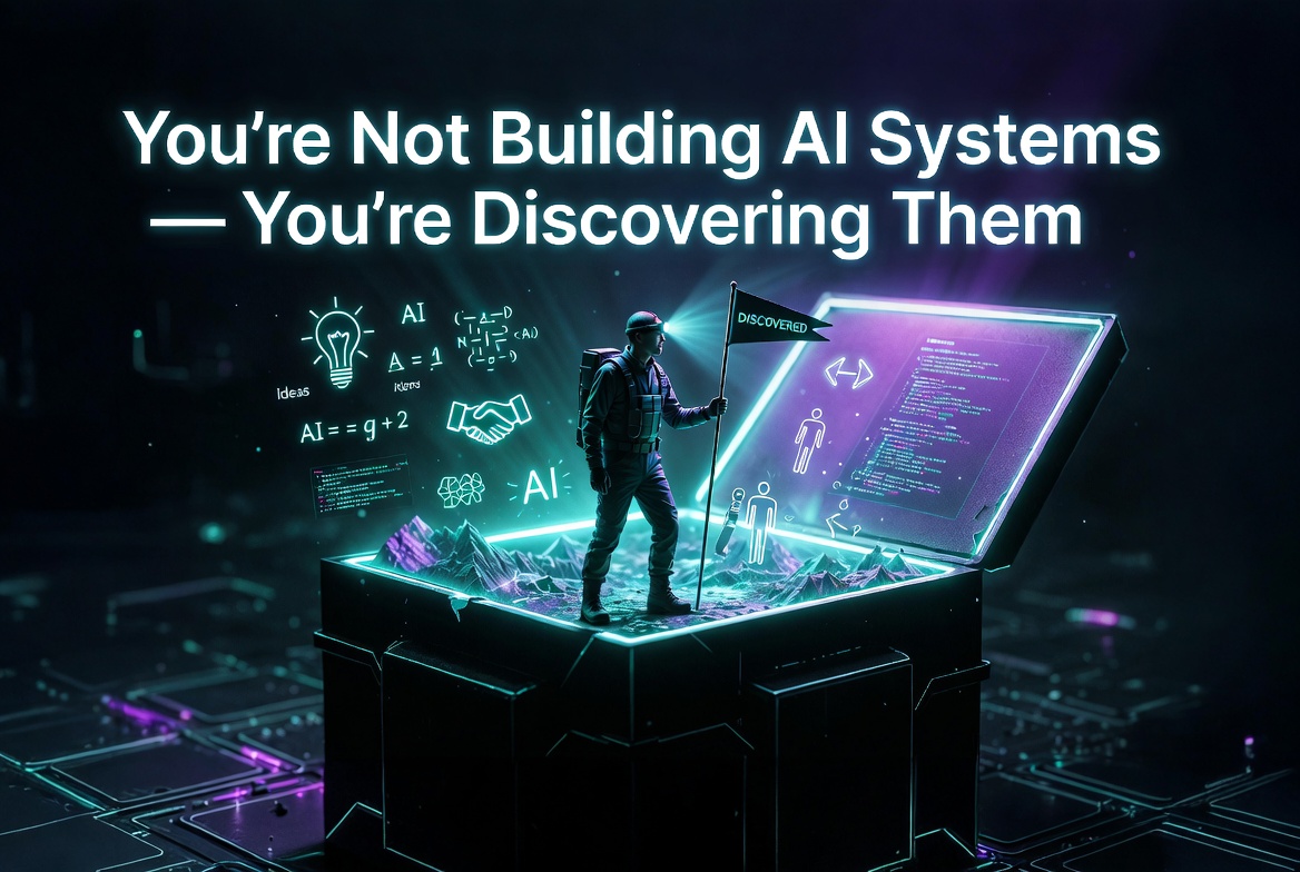 You’re Not Building AI Systems — You’re Discovering Them