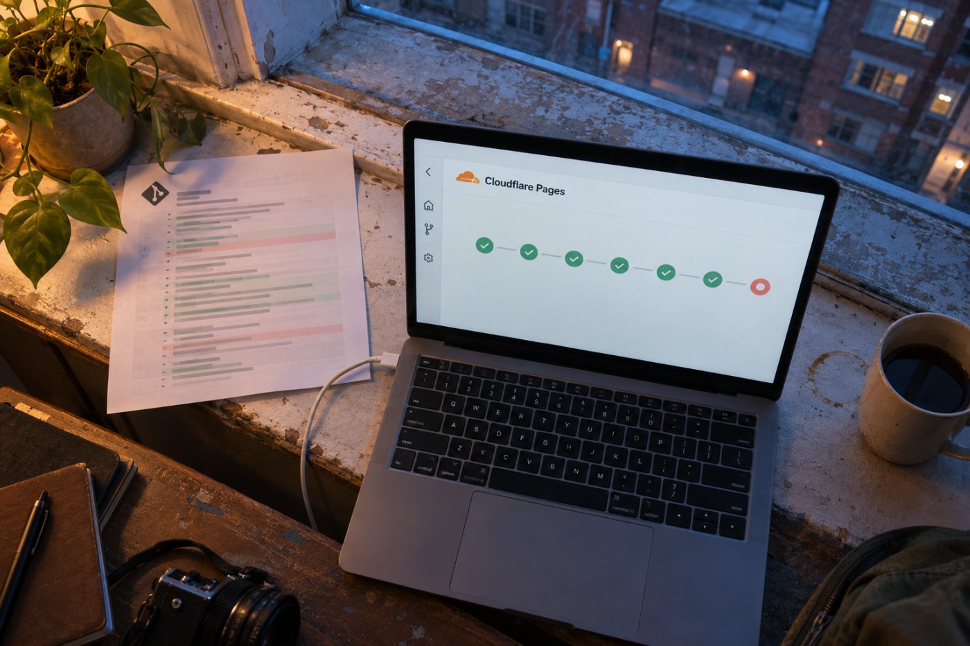 Projeto Cloudflare Pages alcança o limite mensal de 500 builds do plano gratuito quando chega uma nova alteração de código.