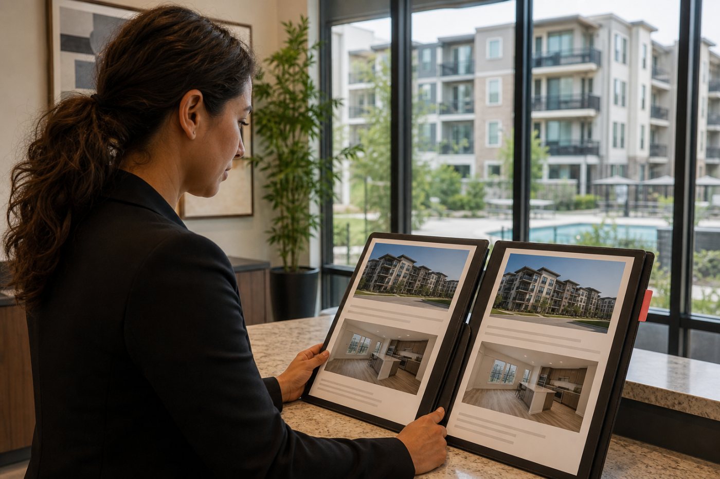 Un administrador de propiedades recupera opciones separadas para anunciar alquileres con Zillow y Redfin.