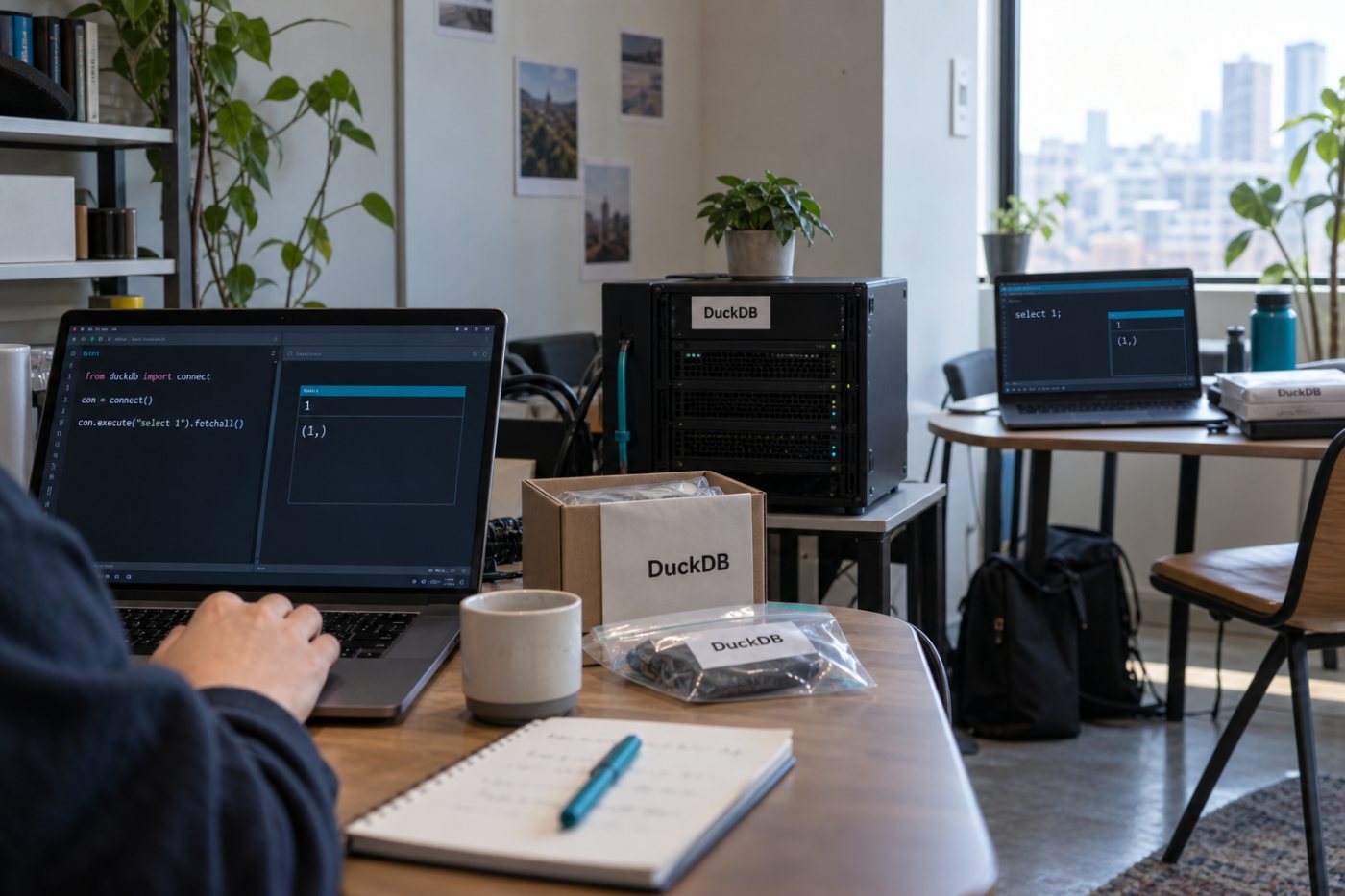 MIT 라이선스에 따라 서로 다른 환경에서 계속 실행되는 DuckDB 코드