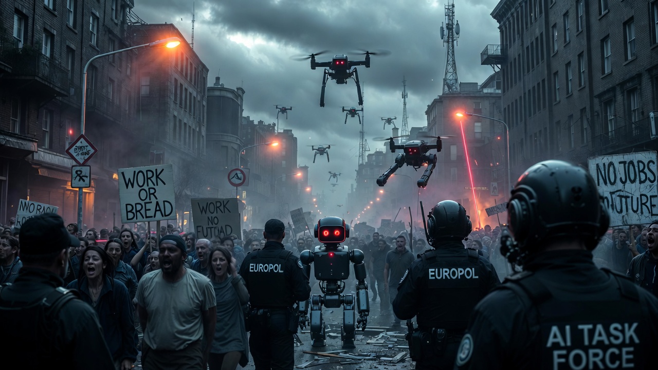 Killer Robots and Mass Riots Due to AI: Europol Paints a Grim Future
