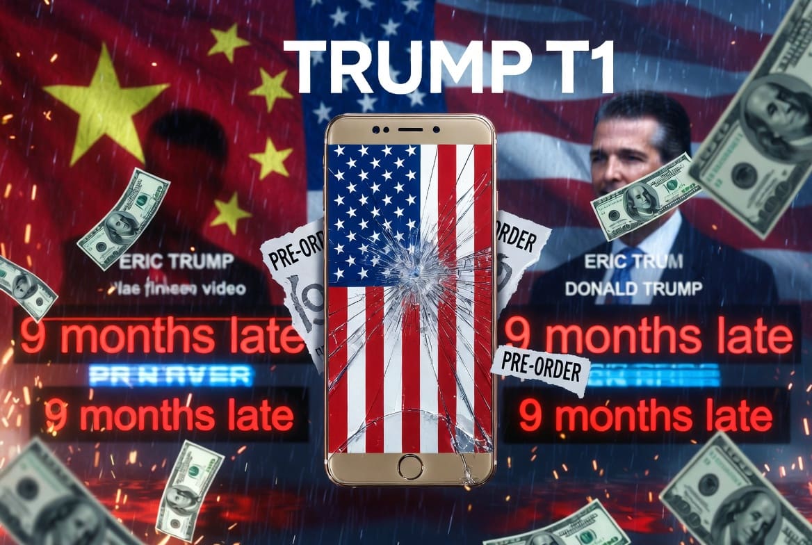 Trump T1 Phone наконец приехал: 9 месяцев задержки, флаг с 11 полосами, тайваньское железо и цена $499 (аналог за $128 в Walmart)