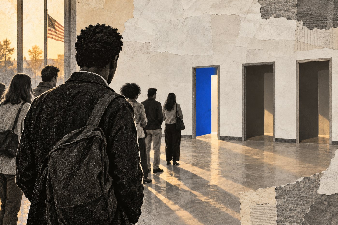 Osobe koje traže posao u SAD-u predstavljaju zabrinutost zbog dostupnosti radnih mjesta koju mjeri Pew Research Center.
