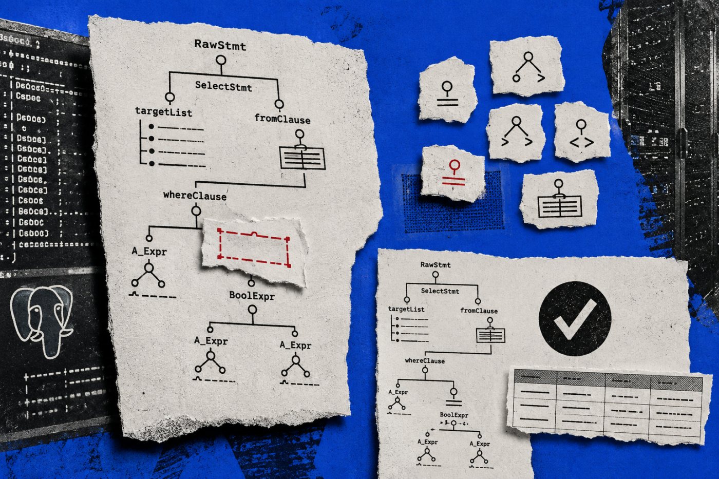 PostgreSQL-এ SafeQL ভুল SQL component শনাক্ত করে শুধু সেটি বদলে query পুনরায় চালাচ্ছে