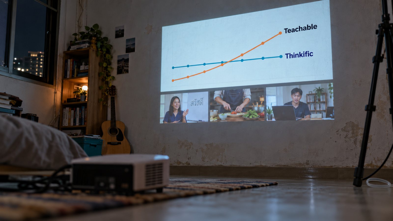Thinkific หรือ Teachable: รายเดือนถูกกว่าอาจแพ้ค่าธรรมเนียม 7.5%
