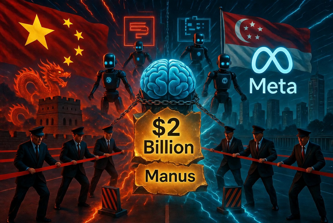 China Refuses to Let “Its” AI Startups Slip Away: Escalating Crackdown on Meta’s $2 Billion Manus Acquisition