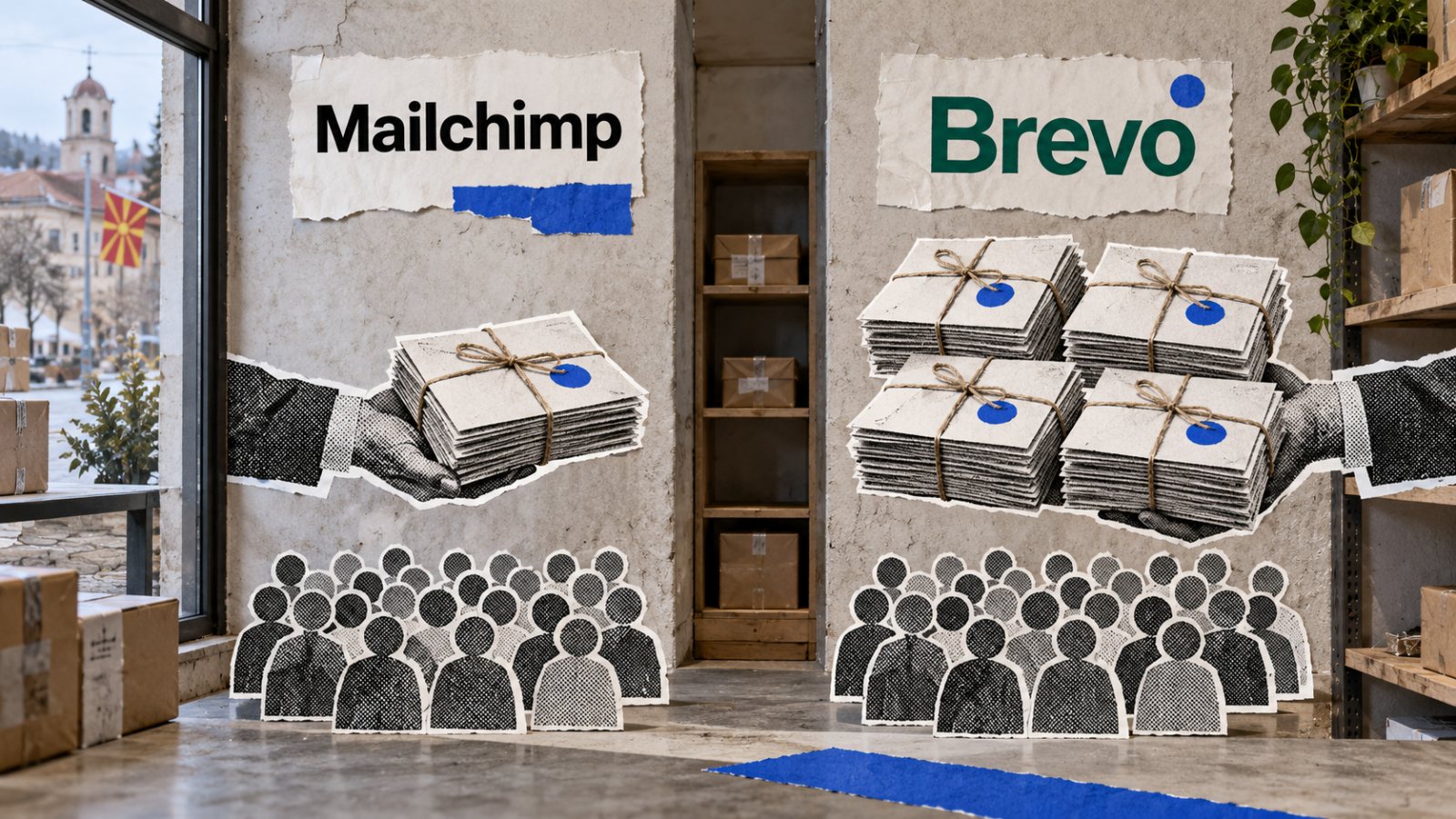 Mailchimp или Brevo: контактите и испратените пораки создаваат различна сметка