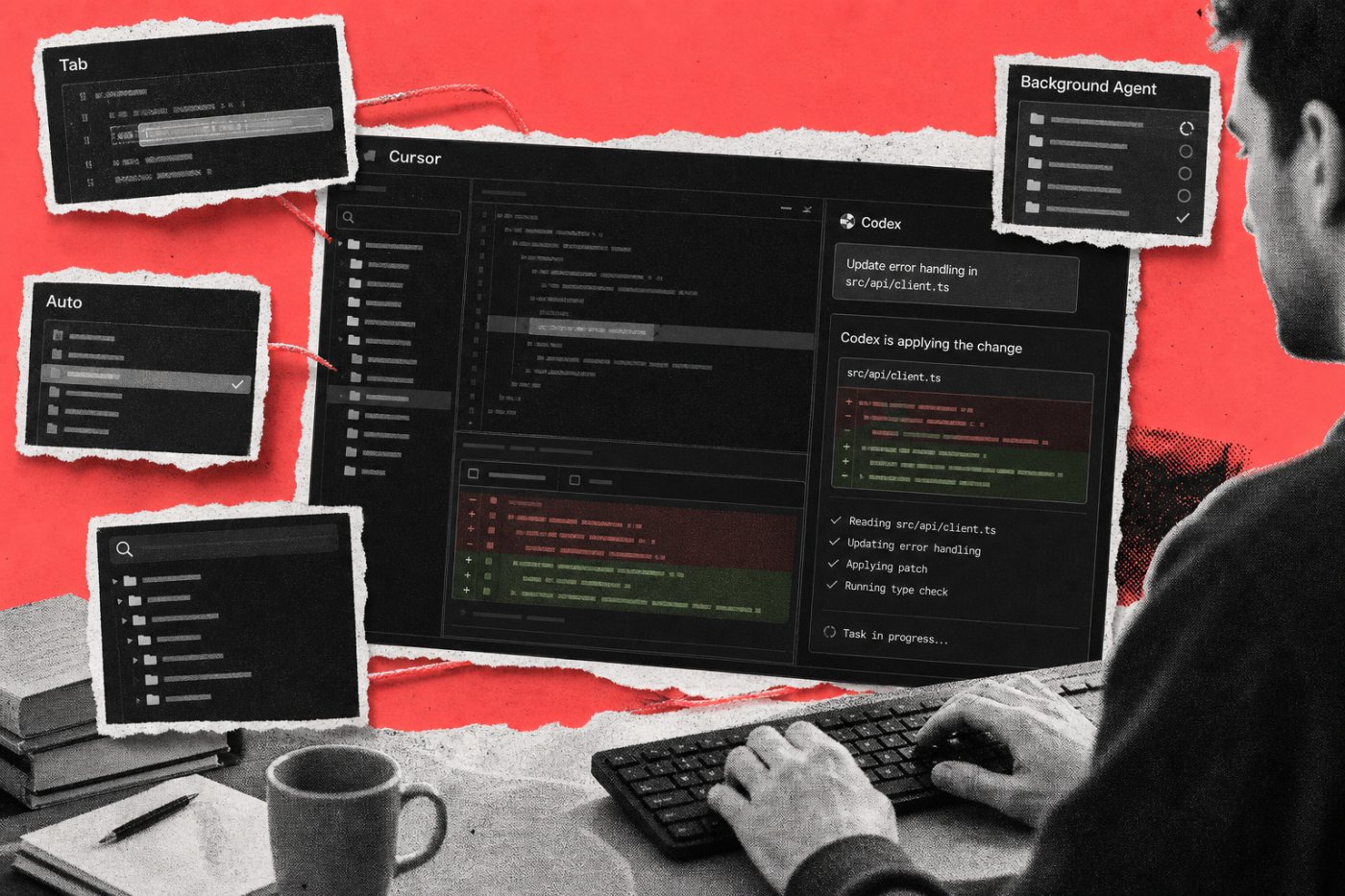 Codex’in Cursor içinde çalışması ancak Cursor’a özgü Tab, Auto ve arka plan ajanı işlevlerini taşımaması