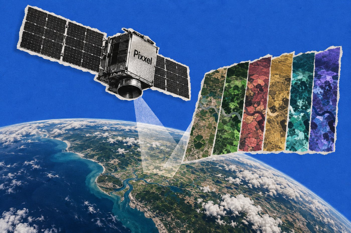 Pixxel کا operational Firefly سیٹلائٹ زمین سے 135 spectral bands میں مشاہدات جمع کر رہا ہے