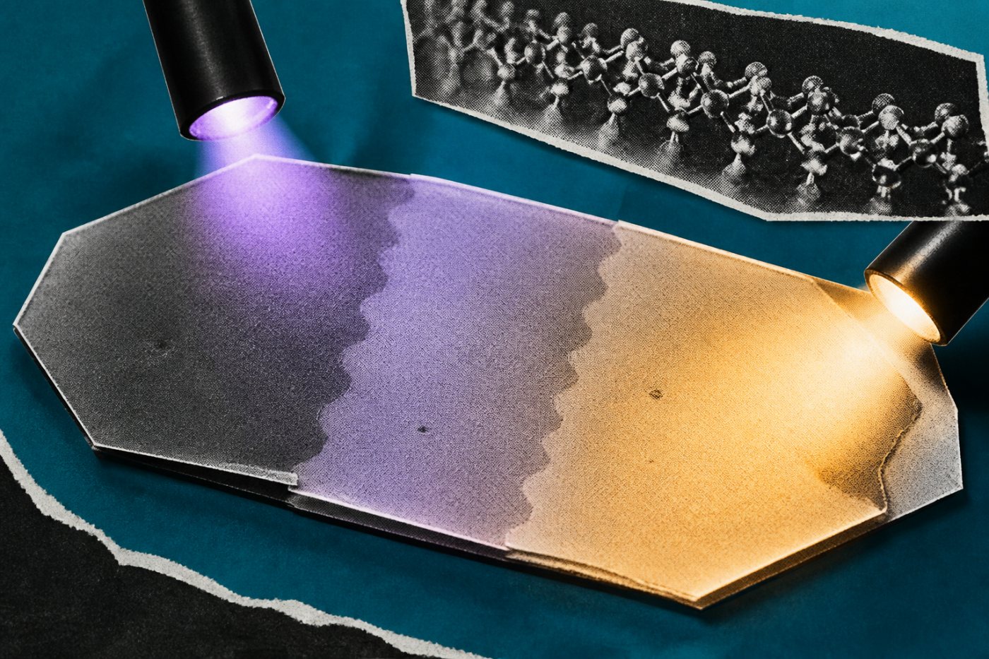 Regiones de una misma lámina semiconductora conservan respuestas distintas tras una programación óptica selectiva y reversible.
