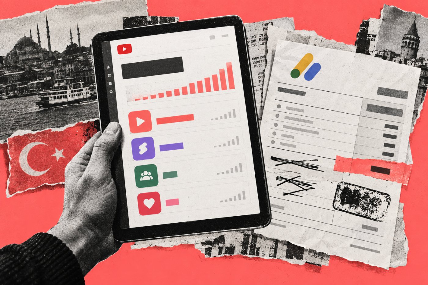 YouTube Studio’daki tahmini gelir kaynakları ile AdSense for YouTube’daki kesinleşmiş kazancın karşılaştırılması