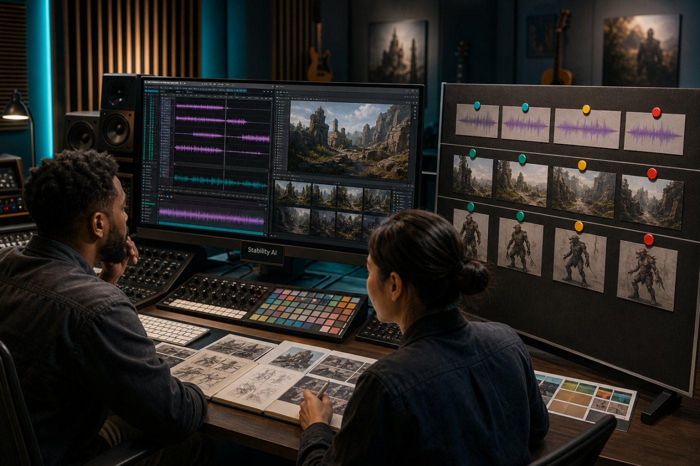 Stability AI develops licensed creative tools for professional music and gaming workflows using applied research and services support.
