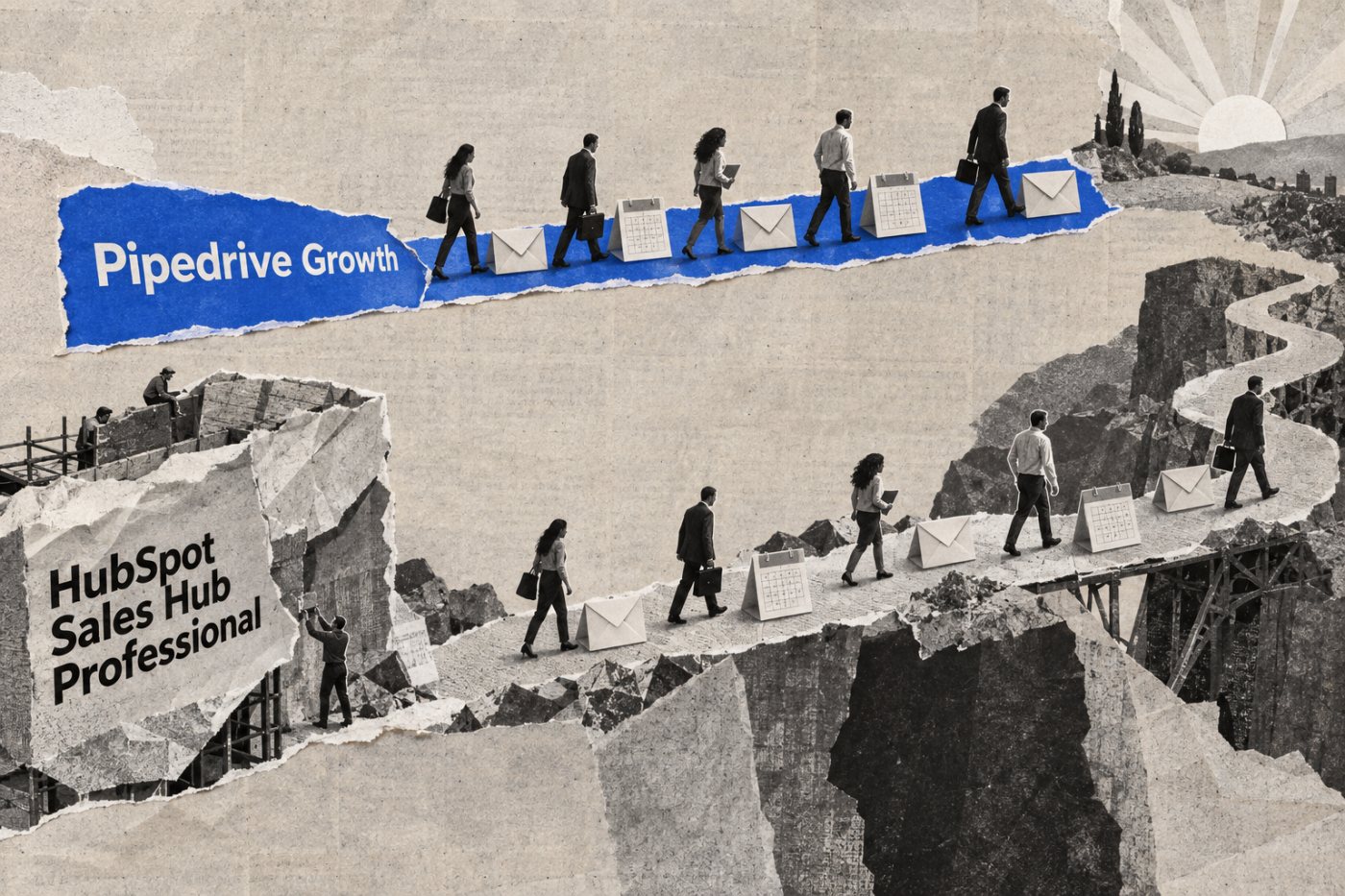 Viie müüja automatiseerimist ja prognoose sisaldav Pipedrive Growth maksab esimesel aastal vähem kui HubSpot Sales Hub Professional.