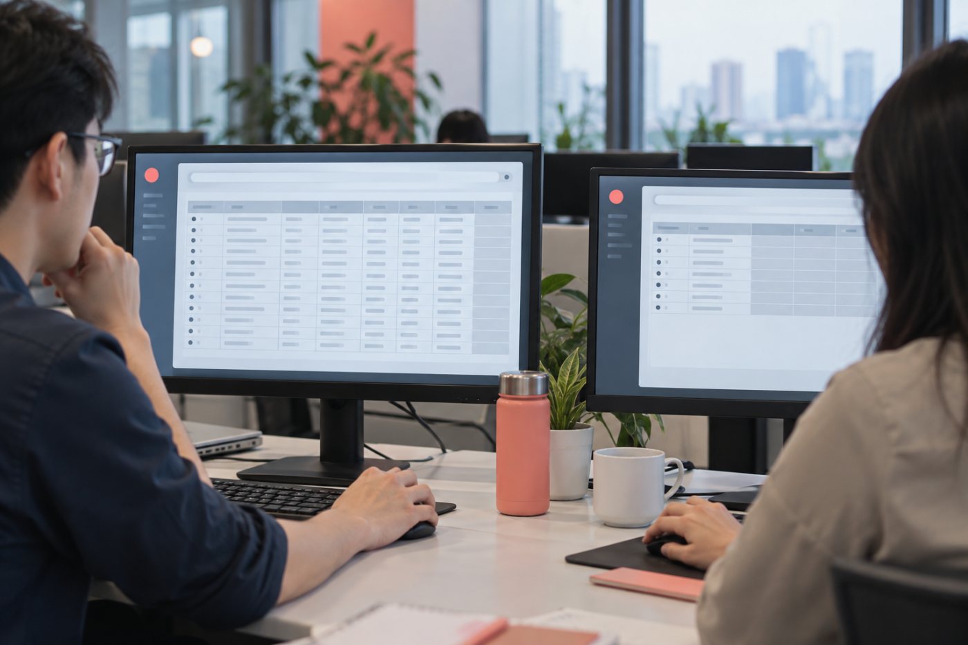 Hai tài khoản nhận phạm vi kết quả khác nhau theo quyền bảng, hàng và cột trong Data agent