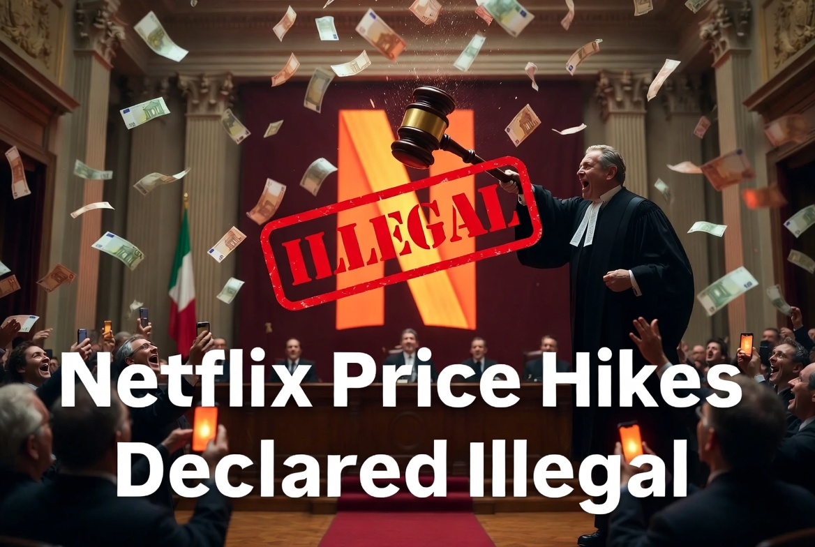 Italian Court Rules Netflix Price Hikes Illegal — Orders Refunds Up to €500 and Delivers First Major Blow to Streaming’s “Silent Consent” Model