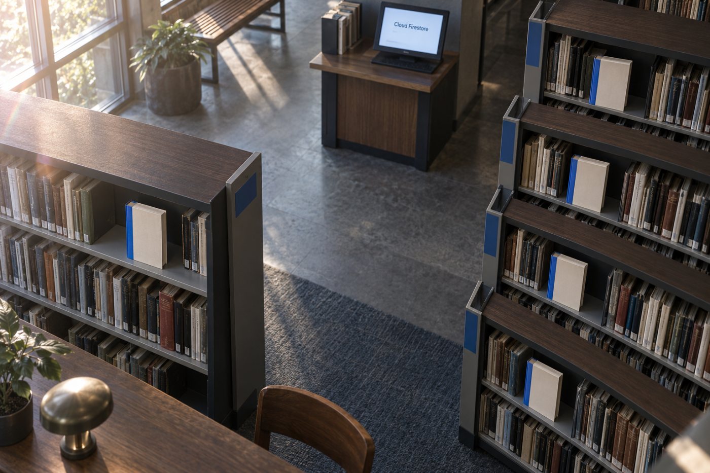 Um catálogo de livros contrapõe relações entre categorias à repetição de informações em documentos.