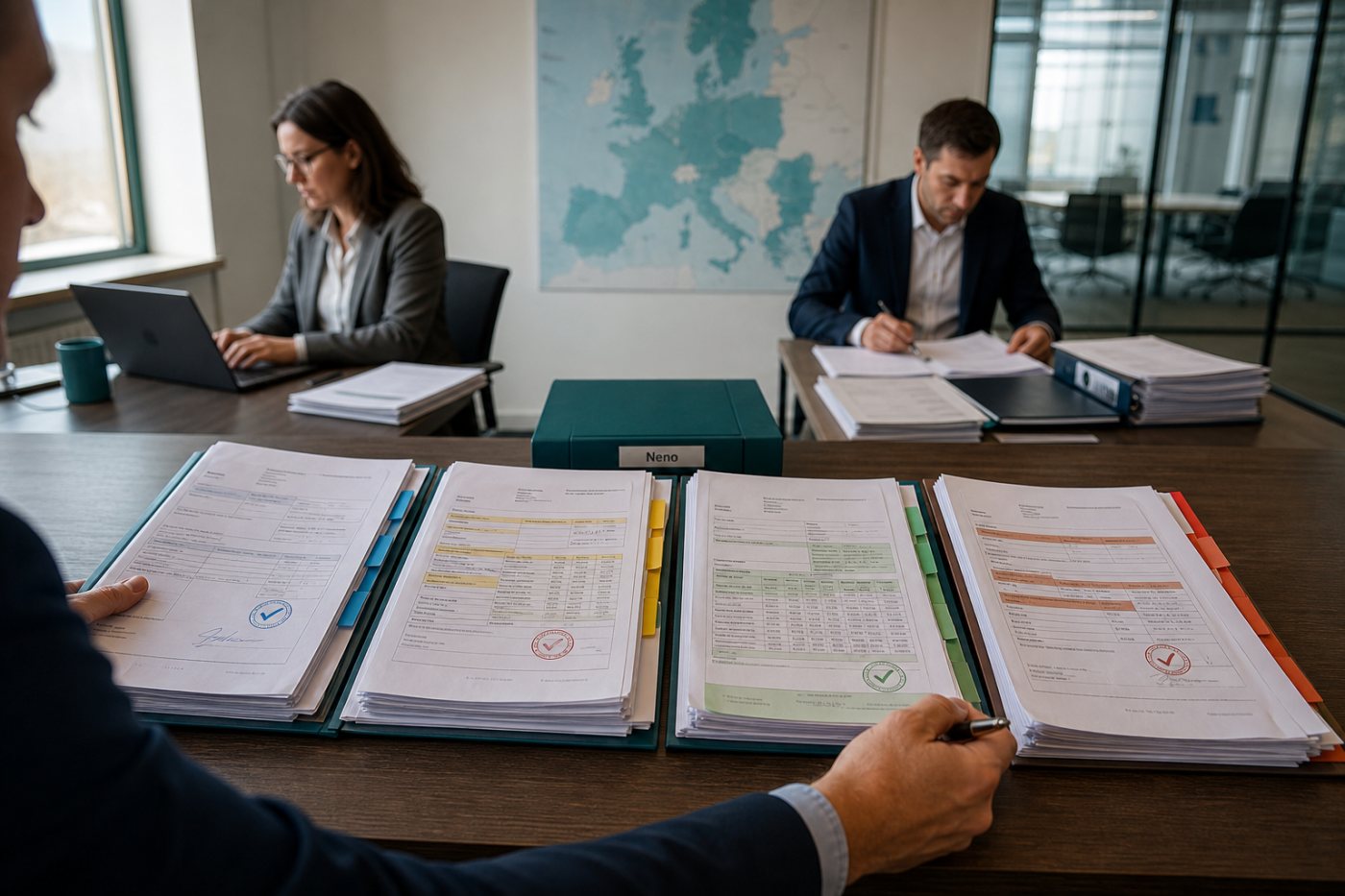 Equipes da Neno adaptam processos contábeis e fiscais para diferentes mercados europeus.