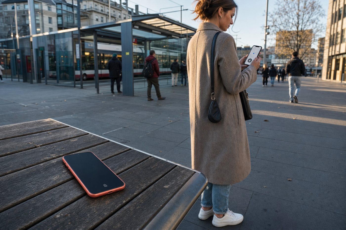 Find Hub keeps a lost Android phone trackable while lost mode is used before remote erasure.