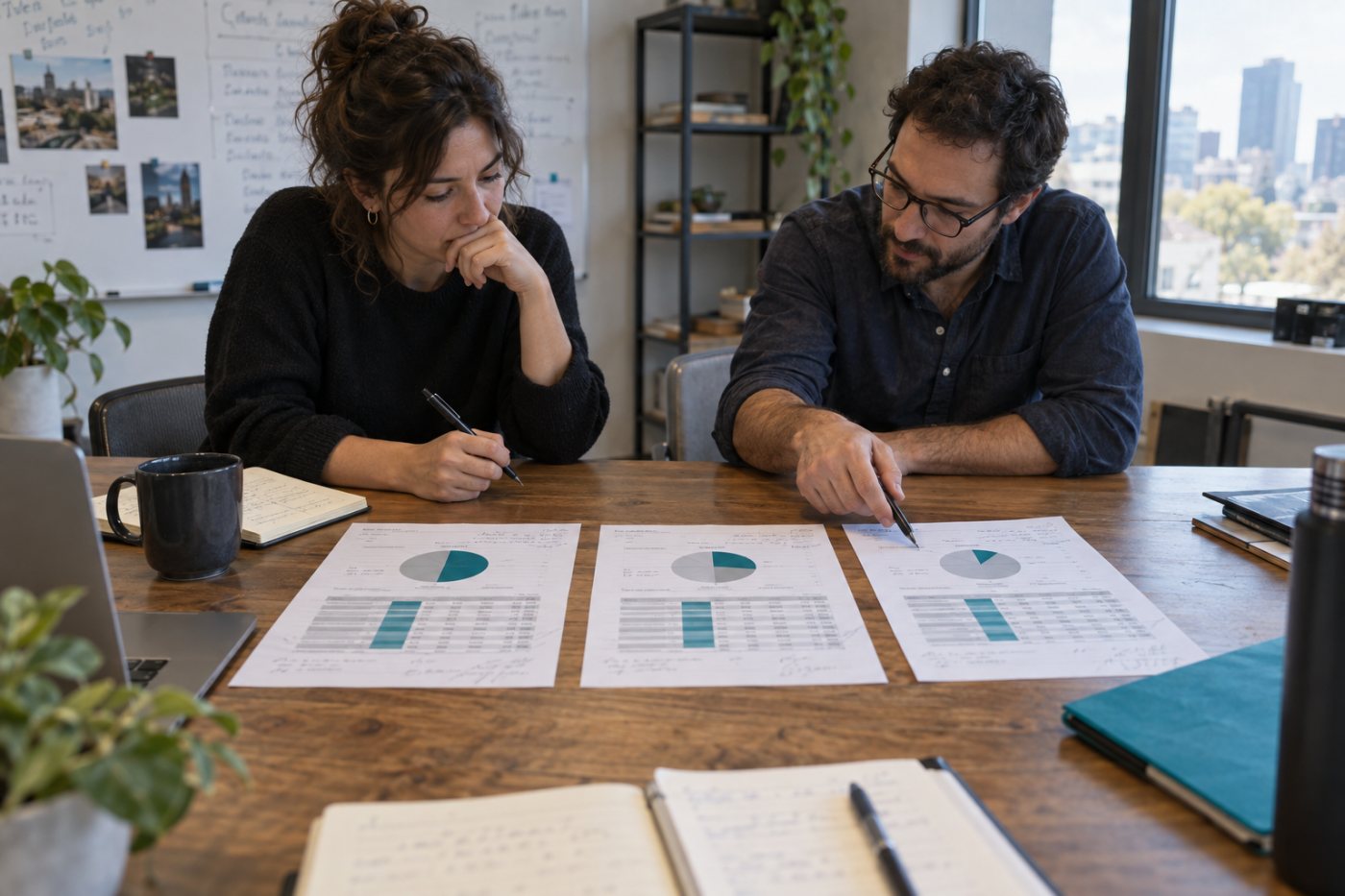 Tres valoraciones comparadas producen participaciones aproximadas de Techstars del 9%, 7% y 6%.