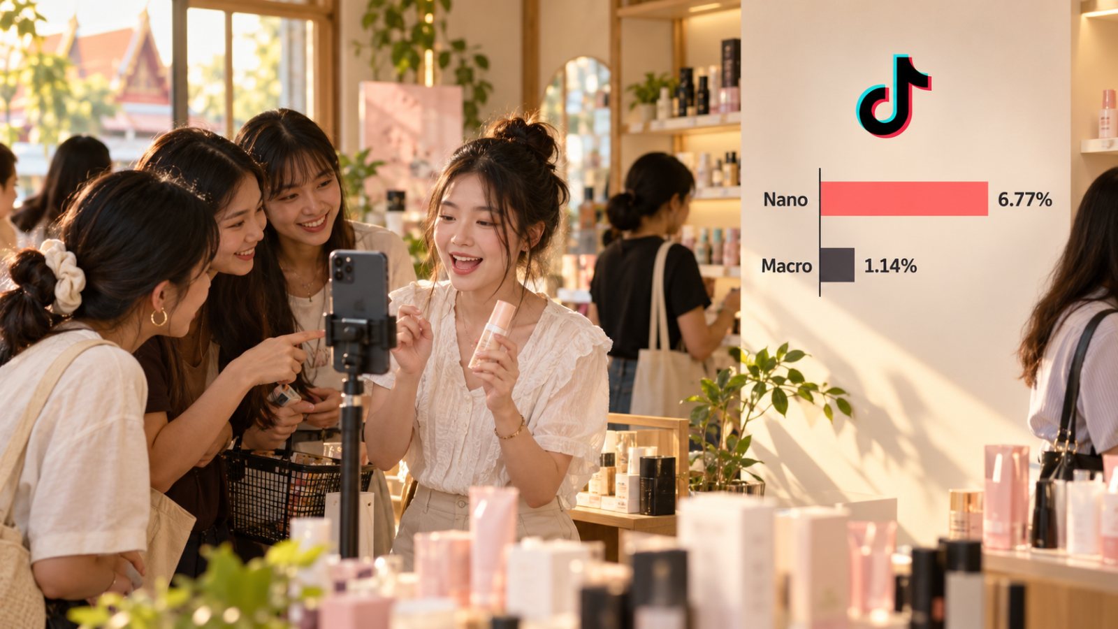 Nano Creator ไทยไม่ได้เล็กในเกมขาย: TikTok มี Engagement 6.77%