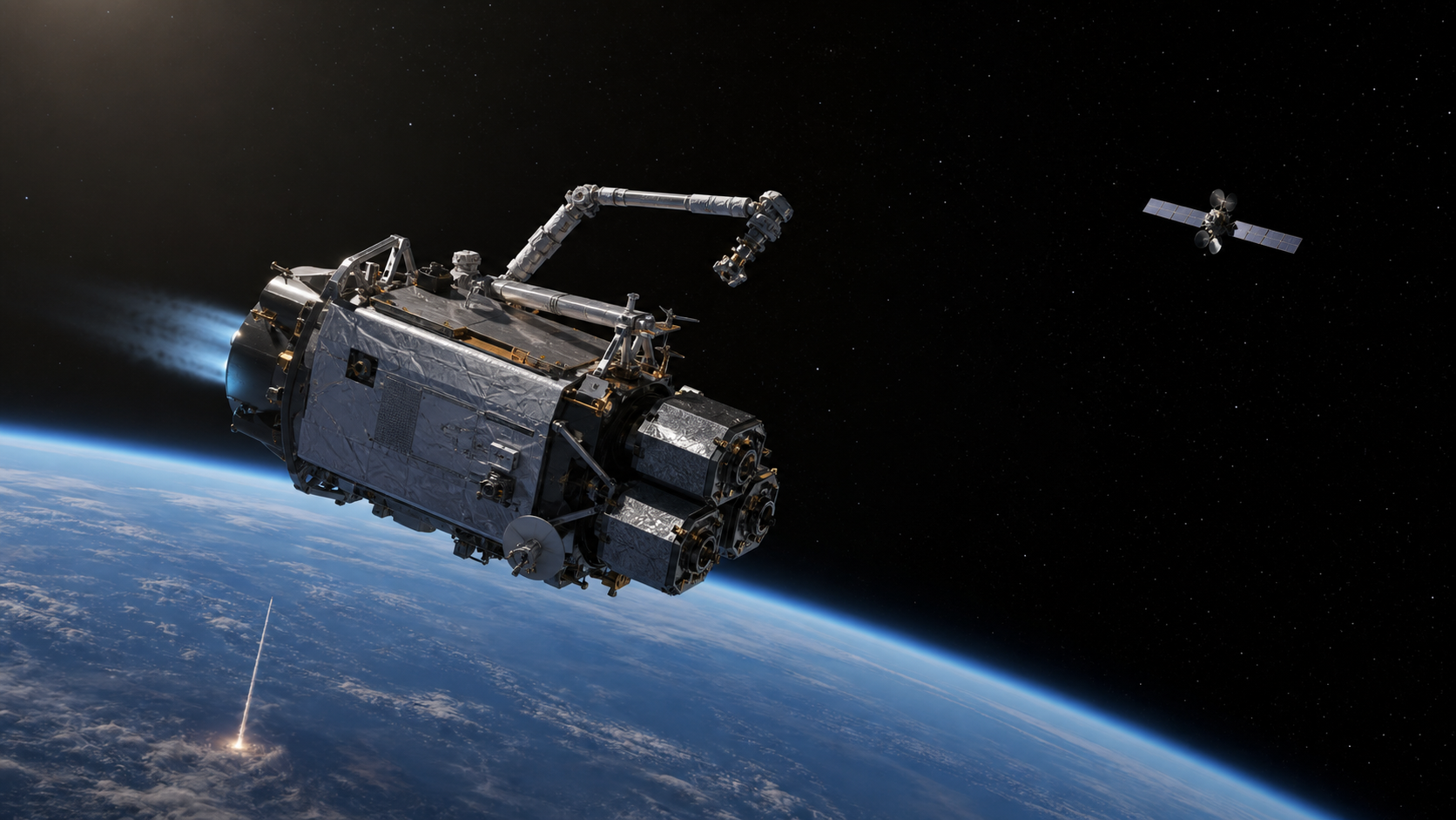 NASA-Supported Robotic Satellite Servicing Mission Launches on Falcon 9